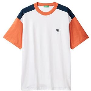 United Colors of Benetton heren t-shirt, wit 901., M