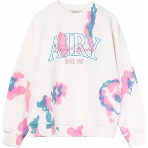Replay Sweatshirt voor meisjes, 030 Tye & Dye White/Azuur/Roze, 8 Jaar