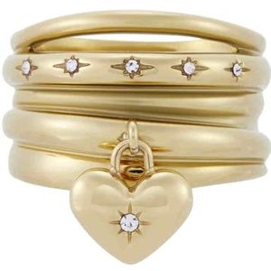 Fossil - Sadie - Dames Ring - Goudkleurig