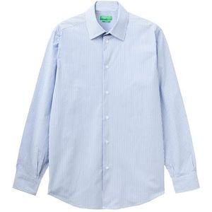 United Colors of Benetton heren overhemd, Blauw, XXL