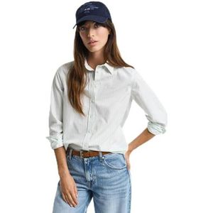 REG Classic POPLIN STRIPED SHIRT, Faded Mint, 42