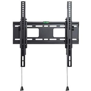 PureMounts PM-BTL400 Muurbeugel voor TV's 81-140 cm (32-55 inch) VESA 200 x 200 tot 400 x 400 kantelen 5°/-10° wandafstand 82 mm Maximale belasting 50 kg Zwart