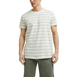 ESPRIT Jersey T-shirt van 100% biologisch katoen, groen (Pastel Green), M