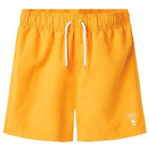 NAME IT Jongens Nkmzaba Zwemshort Box, Bright Marigold, 116