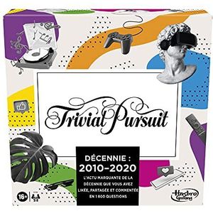 Trivial Pursuit Decennia 2010 tot 2020, bordspel voor volwassenen en tieners, triviaspel over popcultuur, vanaf 16 jaar (Franse versie)