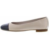 SIOUX - Ballerina - Beige/Zwart - Leer - Color-Blocking