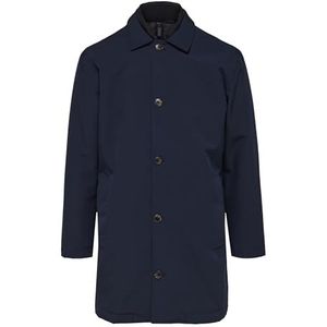 SELETED HOMME Slhalvin Padded Coat Noos Lange jas voor heren, blauw, XL