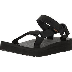 Teva W Midform universele sandalen voor dames, Zwart, 43 EU