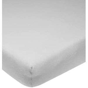 Meyco Home Uni hoeslaken eenpersoonsbed - light grey - 90x210/220cm