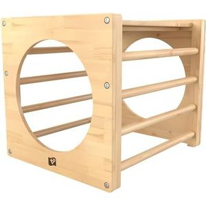 TP 684U Active-Tots, Pikler-stijl houten klimkubus, binnenspeeltuin, Montessori-spel voor baby en peuter 12 maanden +, hout, 52 x 60 x 52 centimeter