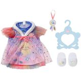 Baby Annabell Sweet Dreams Gown 709580-2-in-1 Nachthemd met Pantoffels en Dromenvanger Accessoire voor Poppen van 43 cm - Geschikt voor Kinderen vanaf 3 Jaar