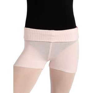 Capezio Foldover Boyshort voor meisjes, Rosé, Eén maat