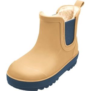 Playshoes Uniseks rubberlaarzen voor kinderen, Tpe Oker, 19 EU