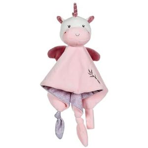 GIPSY Toys - Carre Unicorn knuffeldier – serie ""Bamboe"" – 24 cm S/kaart – roze – 1e leeftijd
