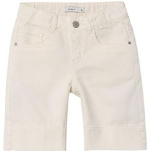 NKFROSE Wide TWI L Shorts 8315-ZU NOOS, whisper white, 146 cm