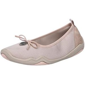 Rieker Dames 45250 Ballerina, roze, 36 EU, roze, 36 EU