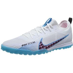 Nike Mercurial Zoom Vapor 15 Pro Tf Sneakers voor heren, wit Baltisch blauw roze explosie, 46 EU