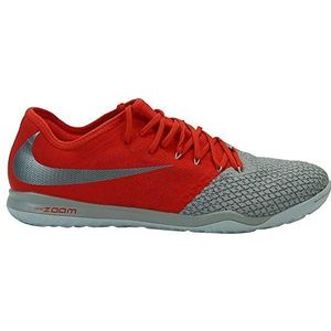 Nike Zoom Hypervenom 3 Pro Ic, Unisex Low-Top Low-Top Sneakers, Veelkleurig (Wolf Grijs/Mtlc Donkergrijs/Lt Crimson 001), 6 UK (39 EU)