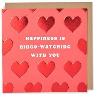 Kindred - Geluk Is Binge-Watching With You - Valentines Card