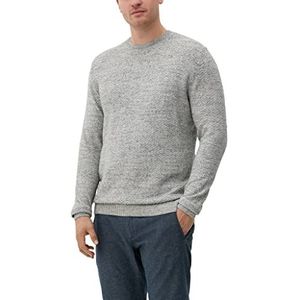 s.Oliver Big Size Heren Pullover Sweater, Grijs, 3XL