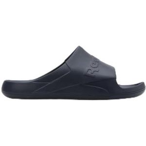 Badslippers - Navy - Synthetisch - Vetersluiting