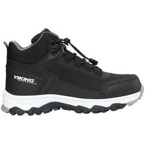 viking Uniseks kinderen Akkarvik Mid Warm WP SL wandelschoenen, Zwart graniet, 34 EU