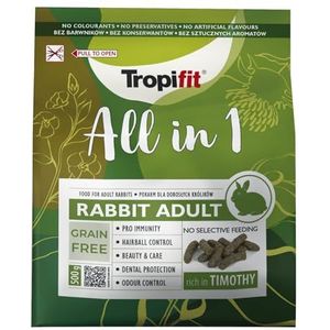 All in 1 Rabbit Adult 1,75 kg - Voer voor Volwassen Konijnen. Compleet geëxtrudeerd voer, zonder granen, rijk aan vezels