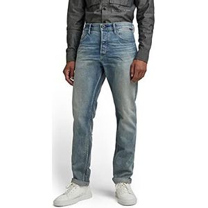 G-STAR RAW Heren Triple A Regular Straight Jeans, Blauw, 29