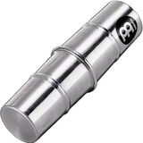 Meinl Percussion SSH1-S Aluminium Samba Shaker - Single (Small), 20 cm lengte, zilver