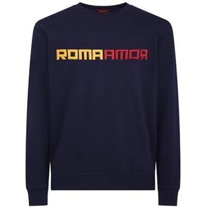 NICOMAX Crewneck RomaAmor Borduurwerk klein - XXL, Blauw, XXL