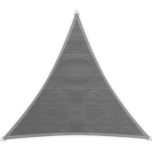 Windhager Sunsail ADRIA 10967 Driehoek graniet, zonnezeil, uv-bescherming, weerbestendig en ademend, 3,6 x 3,6 m (gelijkbenig), 10967