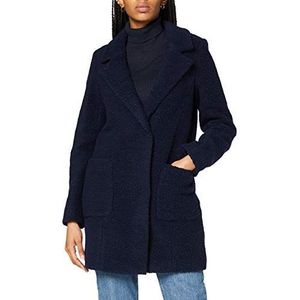 bugatti Damesmantel van wolmix, marineblauw, 36