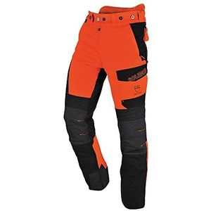 Solidur INPAOR-4XL Pantalon INFINITY, kettingzaagbeschermbroek, kleur oranje, maat 4XL