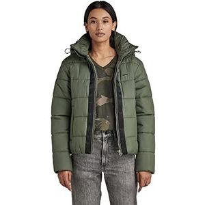 G-STAR RAW Meefic Padded Hooded Jacket voor dames, groen (lt hunter D17597-B958-8165), XL