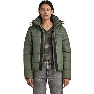 G-STAR RAW Meefic gewatteerde Jacke-jassen met capuchon voor dames, Groen (lt jager D17597-B958-8165), XXS