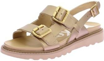 KICKERS NEOSUMMER - Damessandalen - Plat - Goud - Sandaal