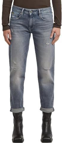 G-STAR Dames Kate Boyfriend Jeans, gedragen in elektrisch blauw vernietigd D15264-e104-h784, 23W x 28L, Gedragen in elektrisch blauw vernietigd D15264-e104-h784, 23W x 28L