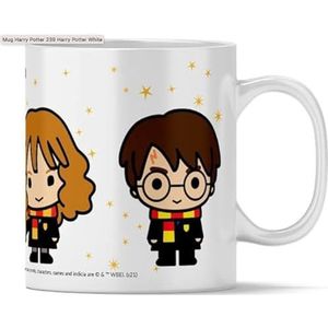 ERT GROUP WMGHARRY064 Origineel en officieel gelicentieerd door Harry Potter keramische mok, patroon Harry Potter 239, koffie- en theemok, mok, 330ml,Harry Potter 239 Wit