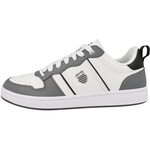 K-Swiss Lozan Match LTH Sneakers voor heren, staalgrijs/wit/zwart, Staal Grijs Wit Zwart, 42 EU