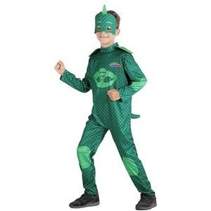 Gekko costume disguise fancy dress baby boy official PJ Masks (Size 2-3 years) with mask