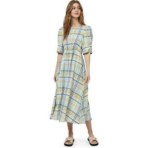 Minus Luretta Midi-jurk voor dames, 1, mango sorbet print, 6, Print mango sorbet, 32