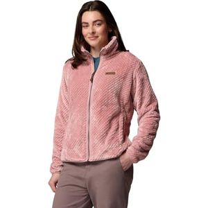 Columbia Dames Fire Side 2 Sherpa volledige rits, volledige rits fleece jas, gum roze, S