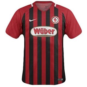 Foggia Calcio 1920 FOG01 Gara Home shirt voor heren, rood/zwart, L
