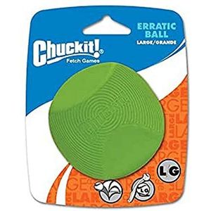 Chuckit Erratic Ball hondenspeelgoed, 7,5 cm, maat L