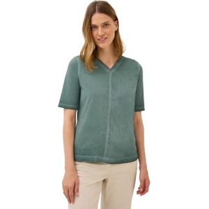 Cecil Damesshirt met V-hals en kleurverloop, Dark Balmy Khaki, M