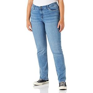 Lee Marion Straight Jeans voor dames, Partly Cloudy, 28W x 31L