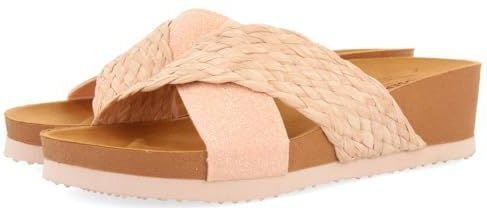 GIOSEPPO GOULDS - Damessandalen - Roze - Biologisch - Sleehak 5 cm