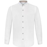 Stockerpoint heren reno overhemd, wit-groen, M