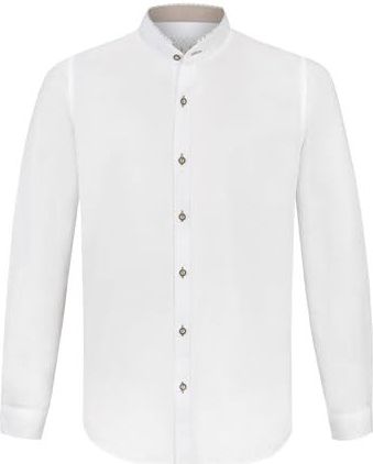 Stockerpoint heren reno overhemd, wit-groen, M