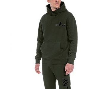Replay Heren hoodie met capuchon, groen (Army Green 238), 3XL, Army Green 238, 3XL